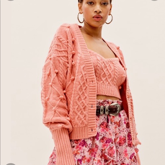 For Love And Lemons Sweaters - FLL Florentina 2 piece knit set